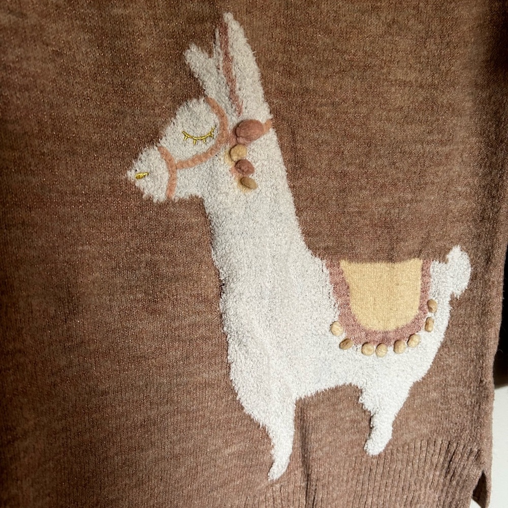 Lauren Conrad Llama Sweater - Picture 2 of 6